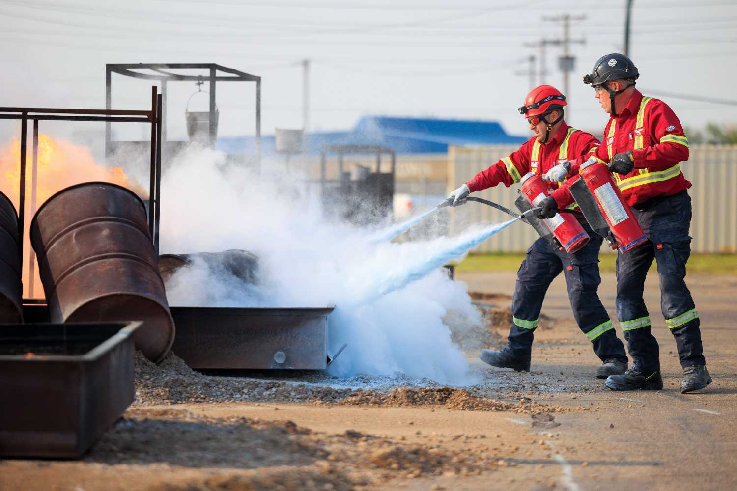 The Mosaic Esterhazy Surface team competing at the SMA Emergency Response and Mine Rescue Skills Competition in Saskatoon June 7.